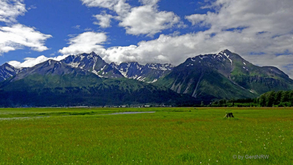 Mouth of Resurrection River, Seward, Alaska, USA