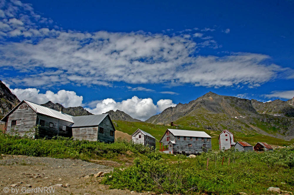 Independence Mine State Historical Park, Hatcher Pass, Palmer, Alaska USA
