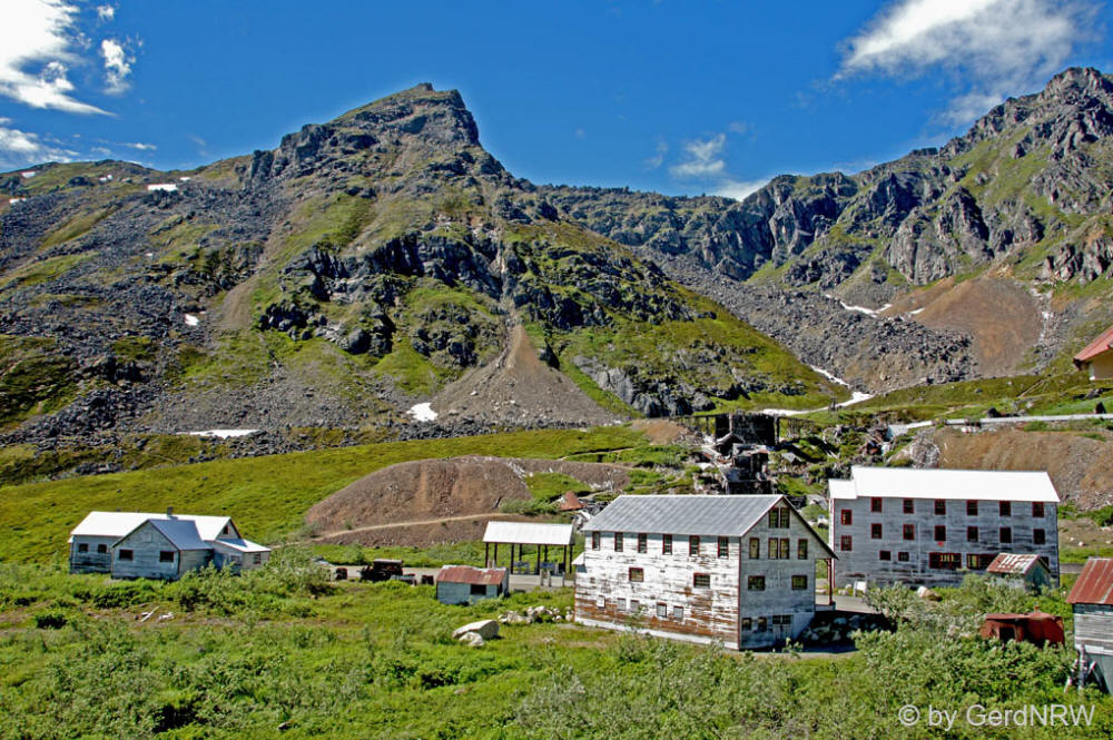 Independence Mine State Historical Park, Hatcher Pass, Palmer, Alaska, USA