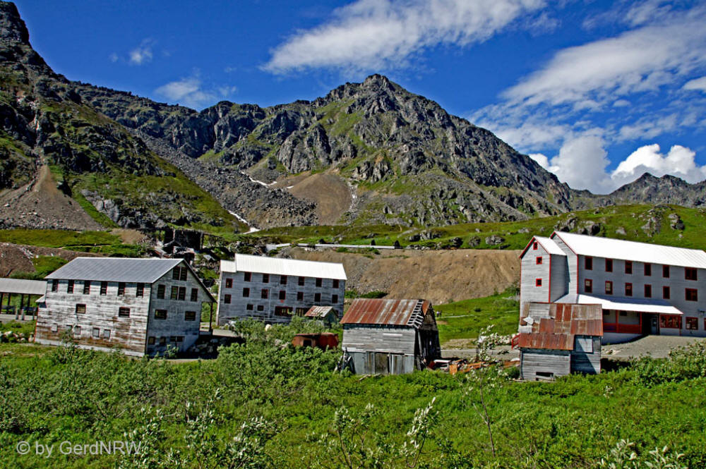 Independence Mine State Historical Park, Hatcher Pass, Palmer, Alaska, USA