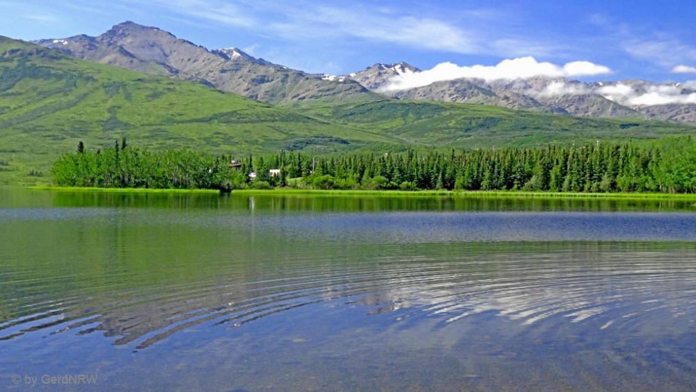 Otto Lake, Healy near Denali Nationalpark, Alaska, USA