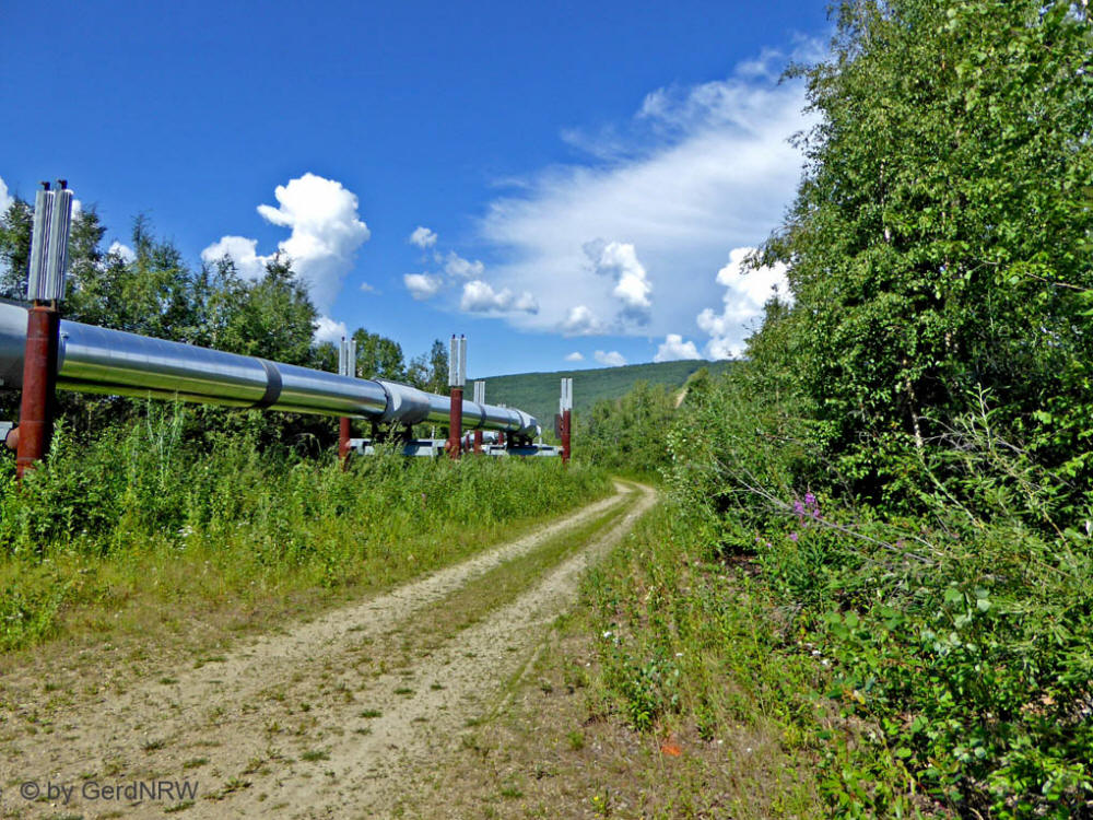 Alaska Pipeline, Dalton Highway, Alaska, USA