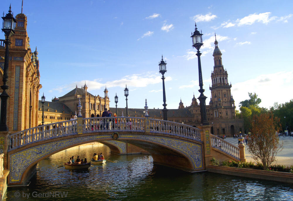 Plaza de Espana, Sevilla, Spain - Plaza de Espana, Sevilla, Spanien