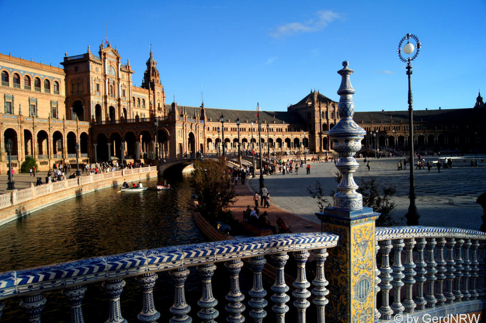 Plaza de Espana, Sevilla, Spain - Plaza de Espana, Sevilla, Spanien