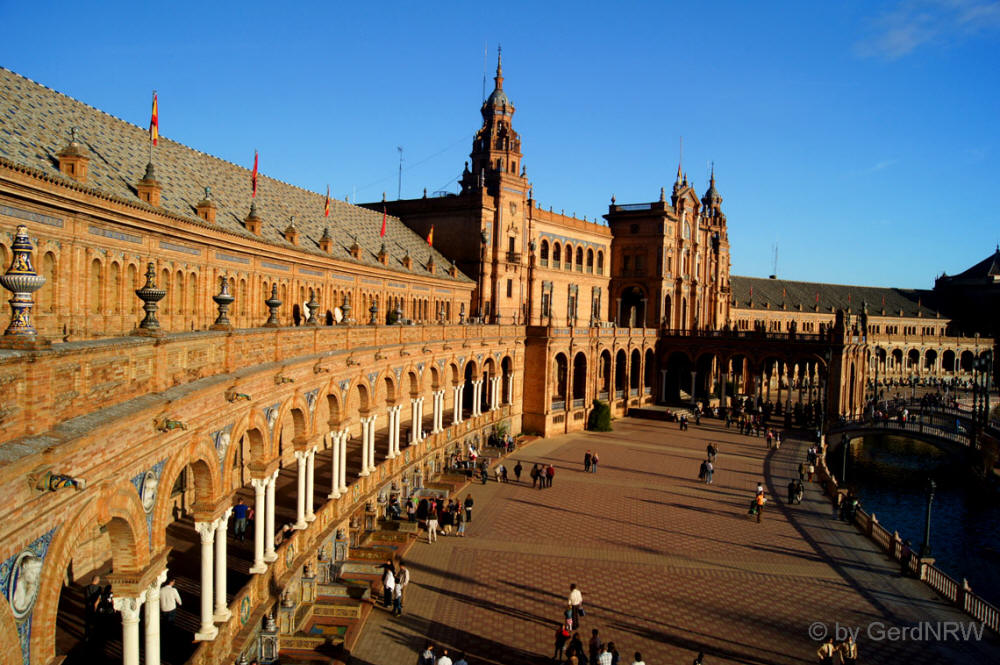Plaza de Espana, Sevilla, Spain - Plaza de Espana, Sevilla, Spanien