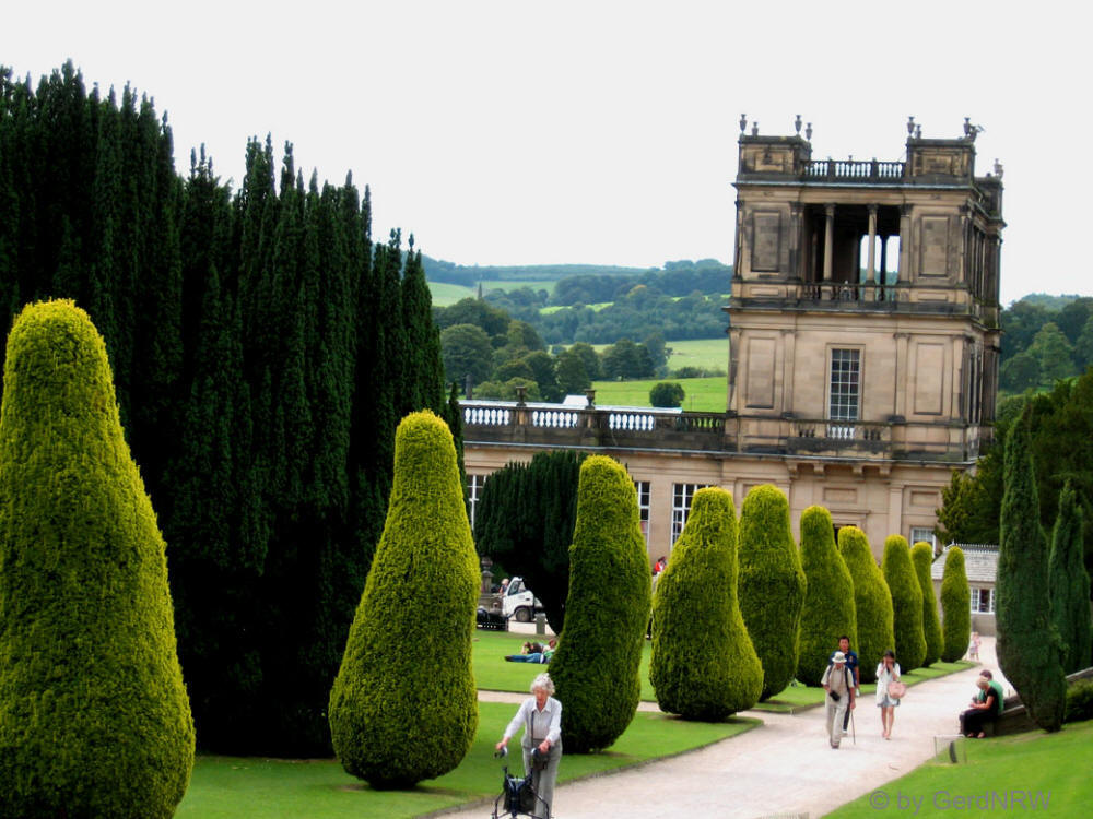 Chatsworth House Garden, Bakewell, Derbyshire, UK