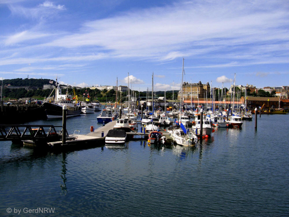Scarborough Harbour, Scarborough, North Yorkshire, UK