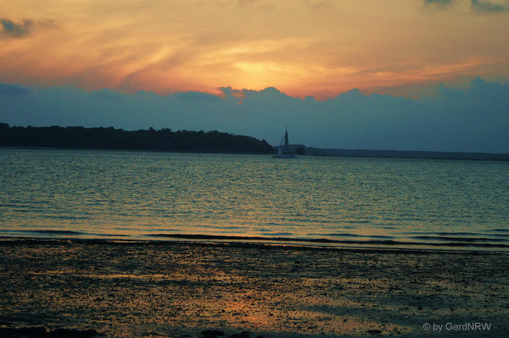 Sunset at Harbour Town Sea Pines, Hilton Head Island