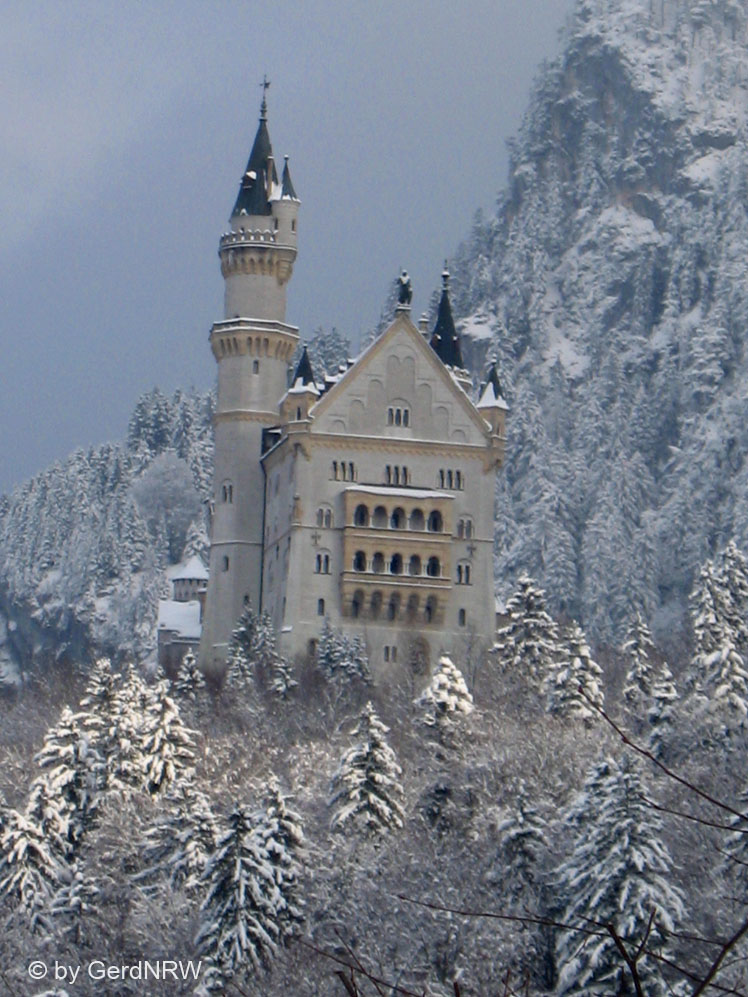 New Swanstone Castle (Schloss Neuschwanstein), Fuessen, Germany