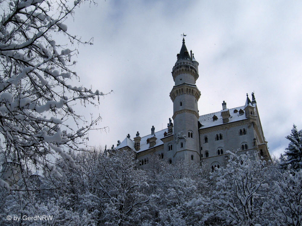 New Swanstone Castle (Schloss Neuschwanstein), Fuessen, Germany