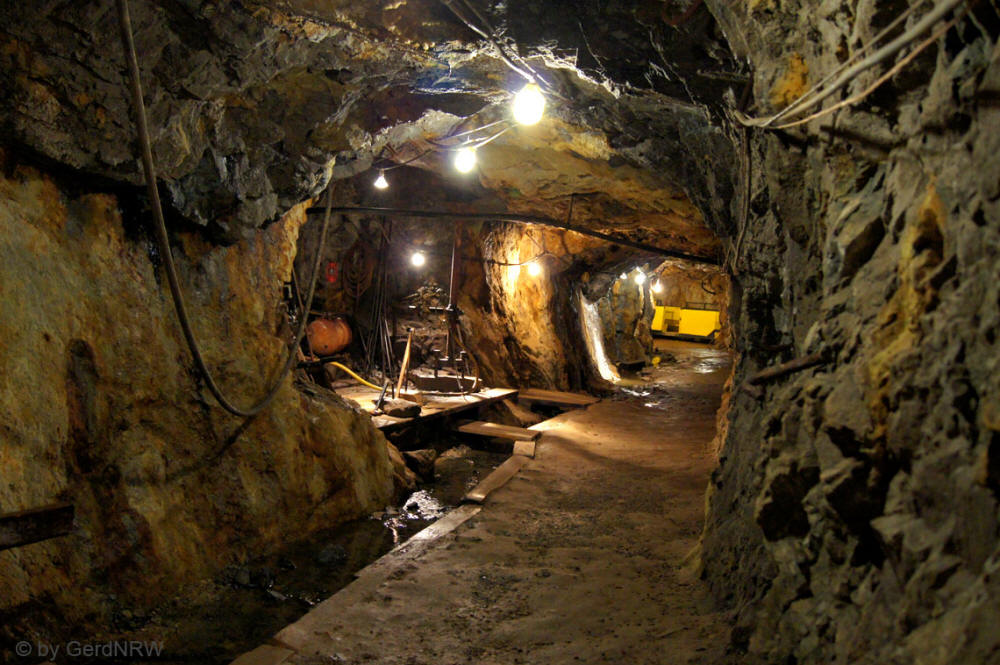 Inside Old 100 Mine, Near Silverton, Colorado - USA