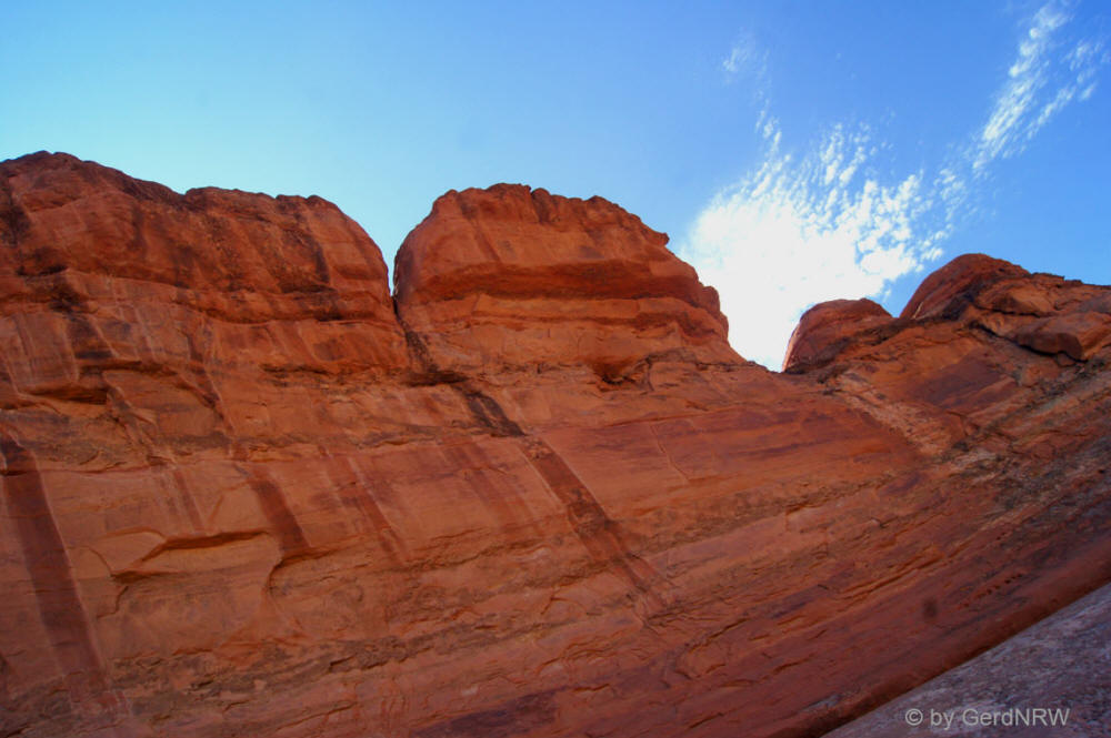 Along the hike path to Delicate Arch, Arches Nationalpark, Utah, USA