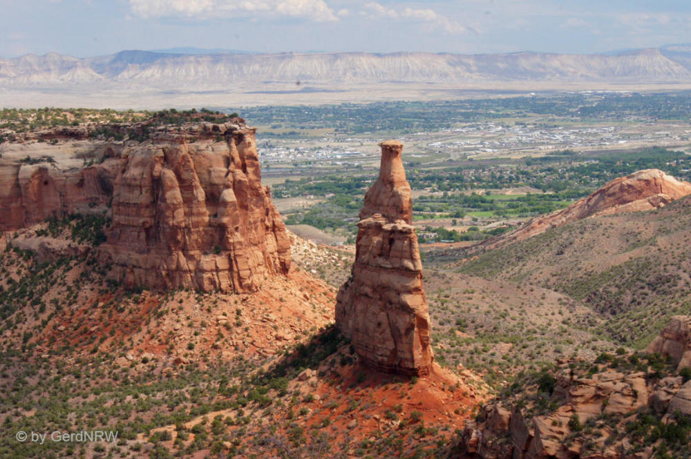 Sentinel Spire (Wachtpostenturm), Colorado National Monument, Colorado, USA 