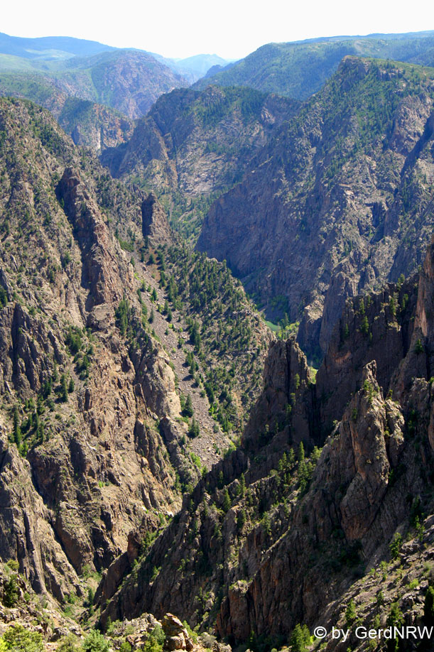 Gunnison Point, Black Canyon of the Gunnison National Park, Colorado, USA
