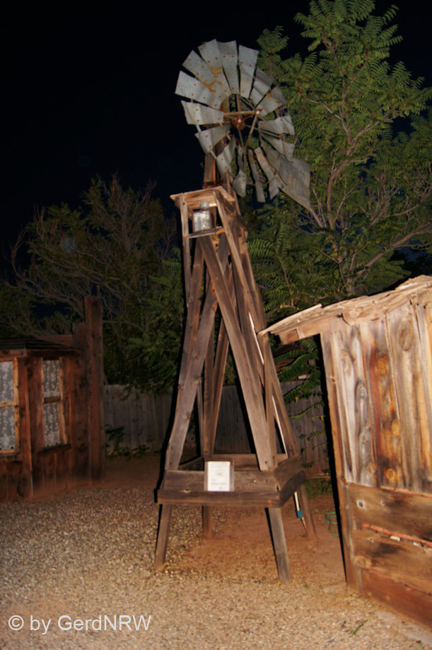 Windmill used in "Truth or Consequences, N.M." (1997) directed by Kiefer Sutherland, Little Hollywood Museum, Kanab, Utah, USA