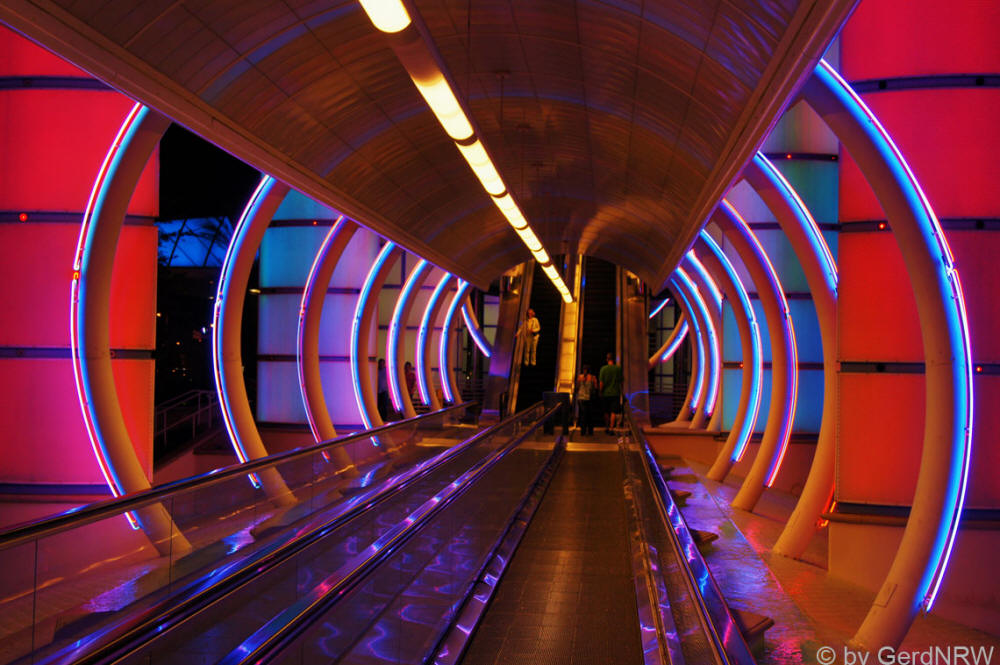 Entrance to Monorail, The Strip, Las Vegas, Nevada, USA