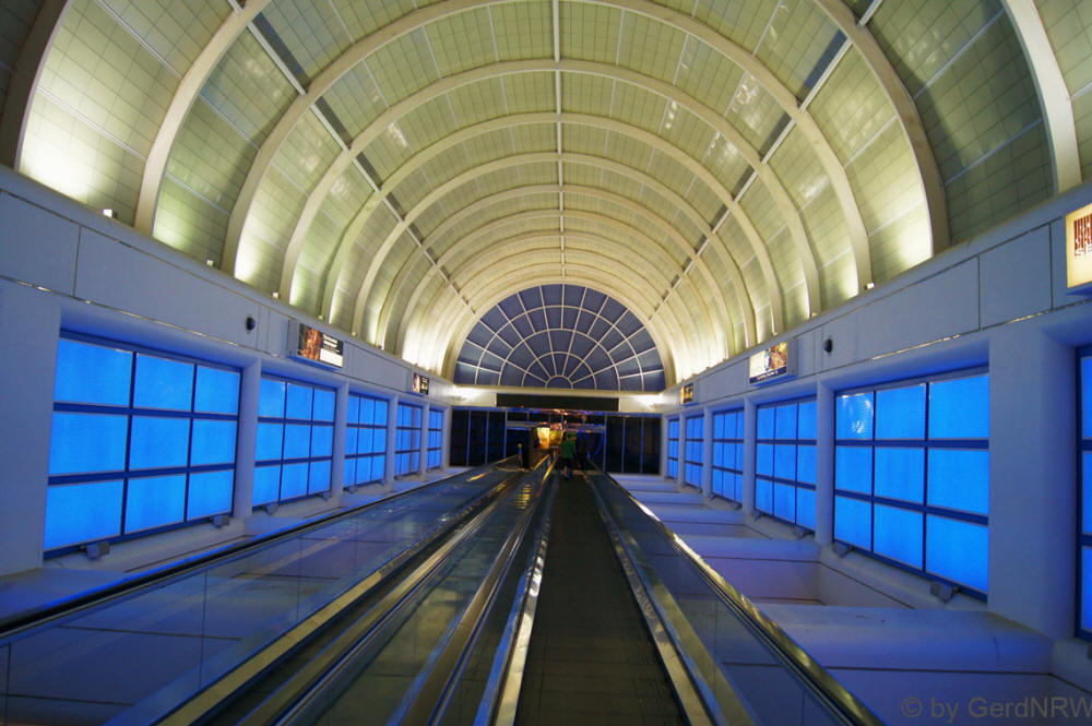 Entrance to Monorail, The Strip, Las Vegas, Nevada, USA