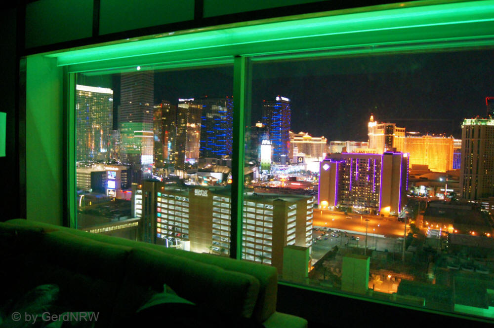 View from our room in the MGM Resort, Las Vegas, Nevada, USA 