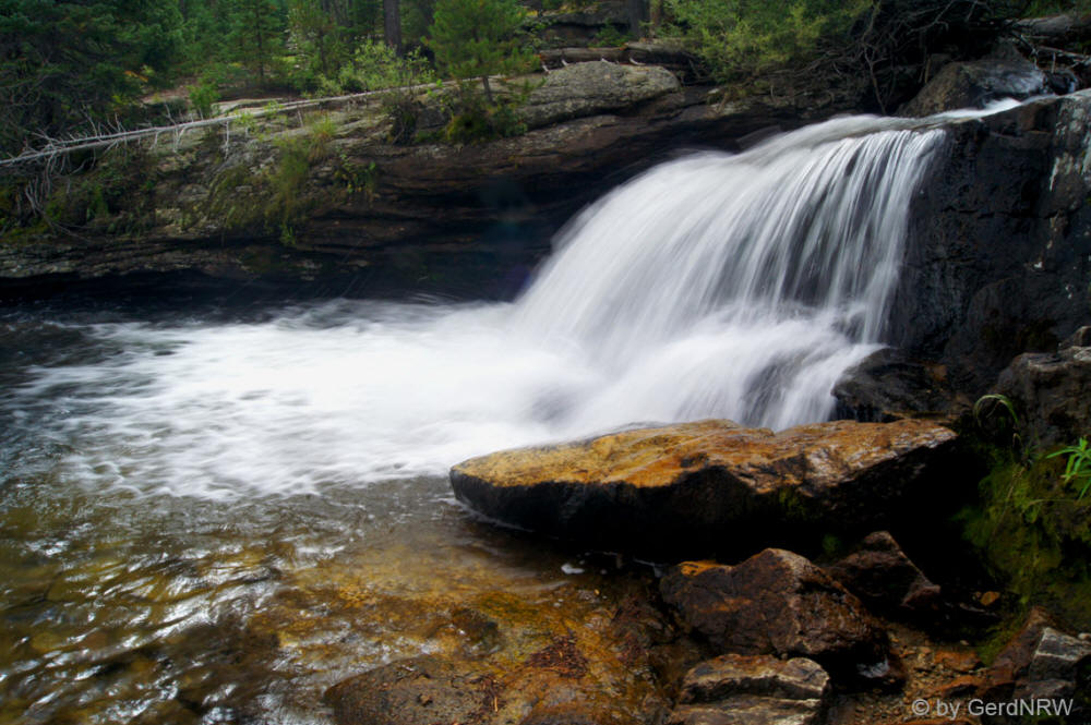 North St. Vrain Creek, Wild Basin Area, Rocky Mountains National Park, Colorado - USA