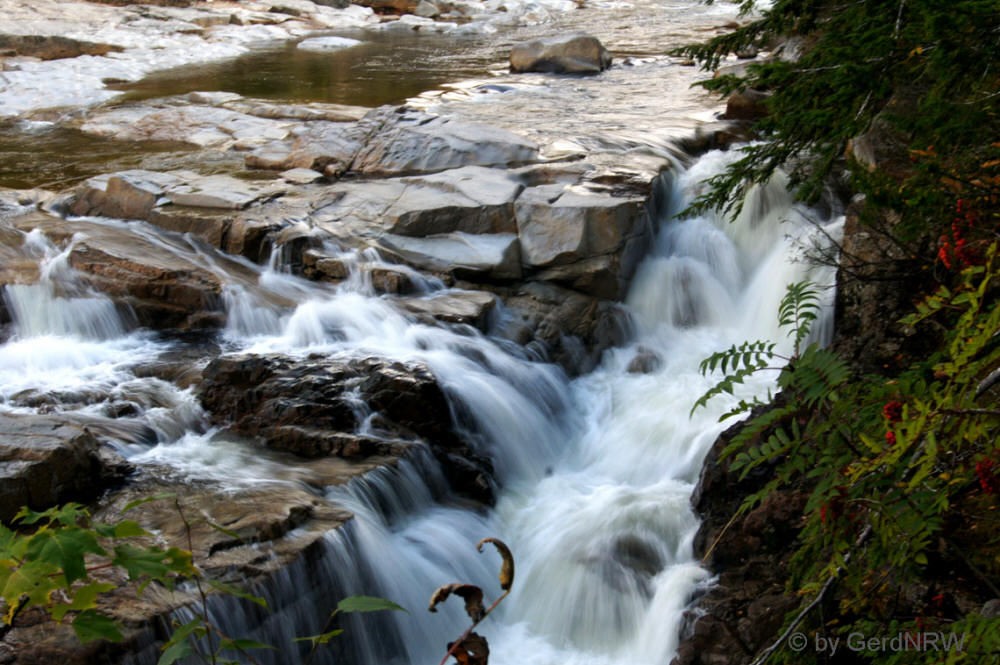 Swift River, Rocky Gorge, Kancamagus Highway, White Mountains, New Hamshire, USA