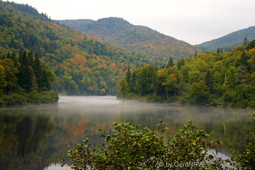 Rivière Jacques-Cartier, Nationalpark Jacques-Cartier, Quebec, Canada