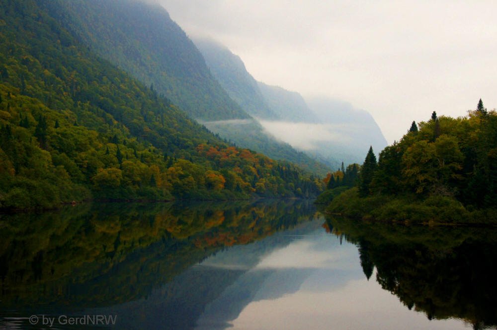 Rivière Jacques-Cartier, Nationalpark Jacques-Cartier, Quebec, Canada